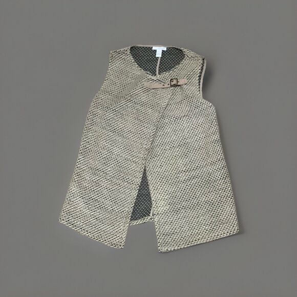 ASTARS Glasgow Boucle Knit Vest Brown Textured Tank Boho Cottagecore Small - Picture 2 of 4